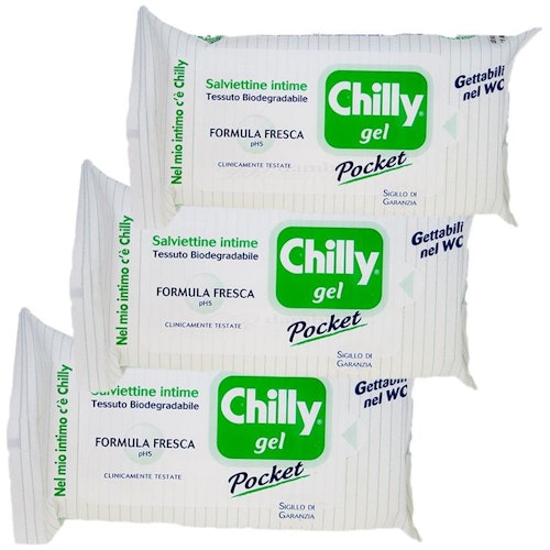 Chilly gel fresco intimate wet wipes