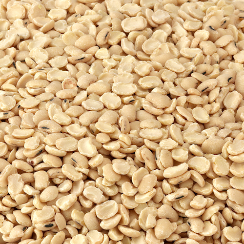 Peeled beans