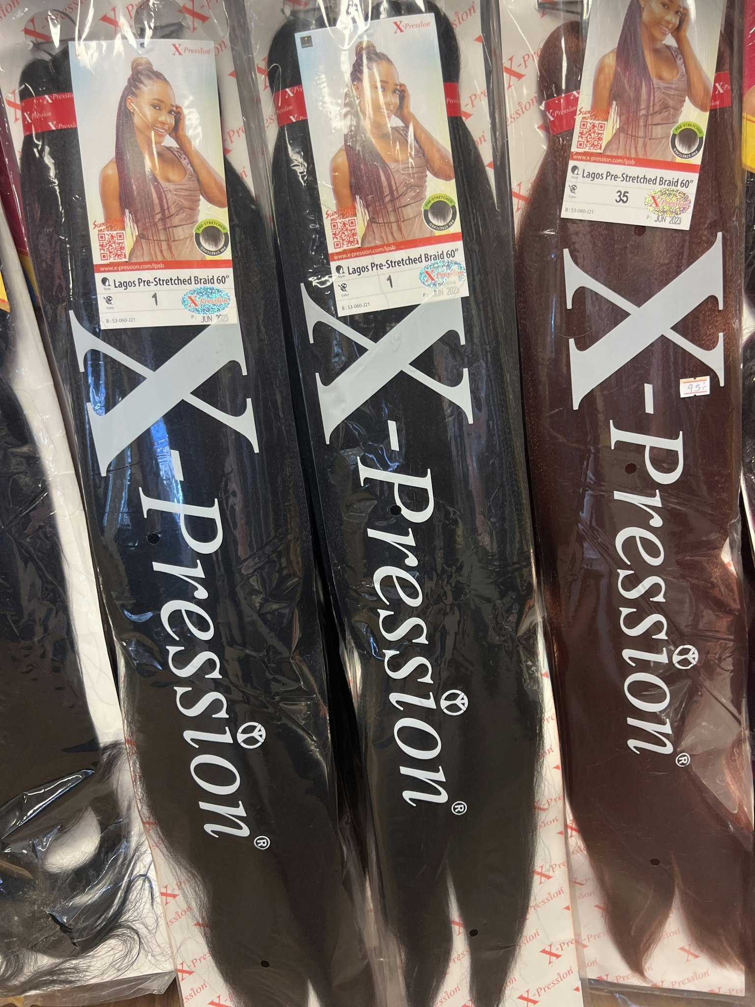 Xpression lagos braid stretched 60inches