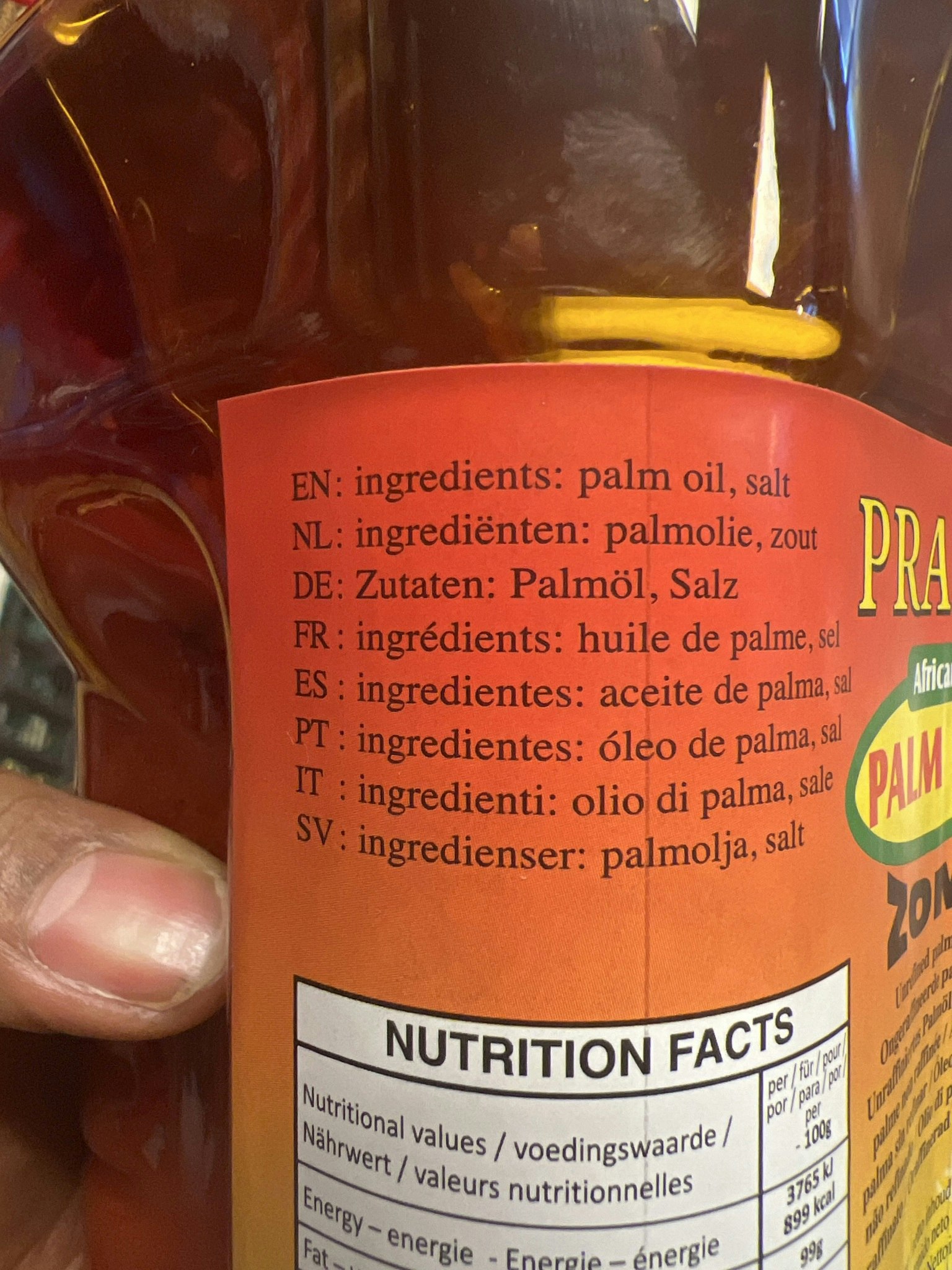 PRAISE PALM OIL ZOMI