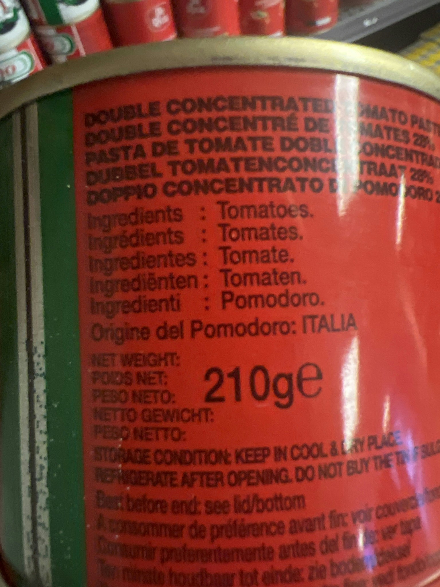 Gino tomato pate 210gr