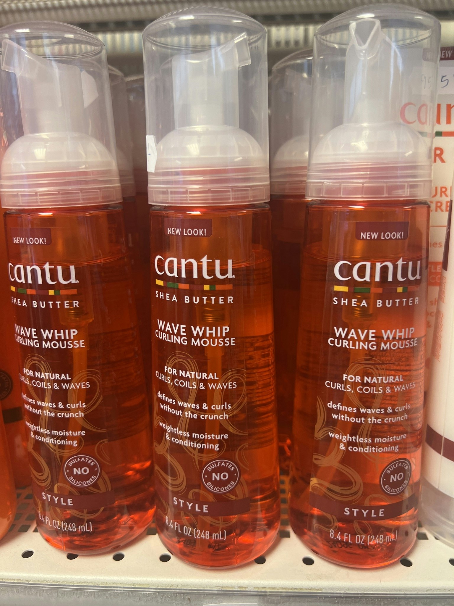 Cantu Shea Butter Wave Whip Curling Mousse 248ml/8.4oz