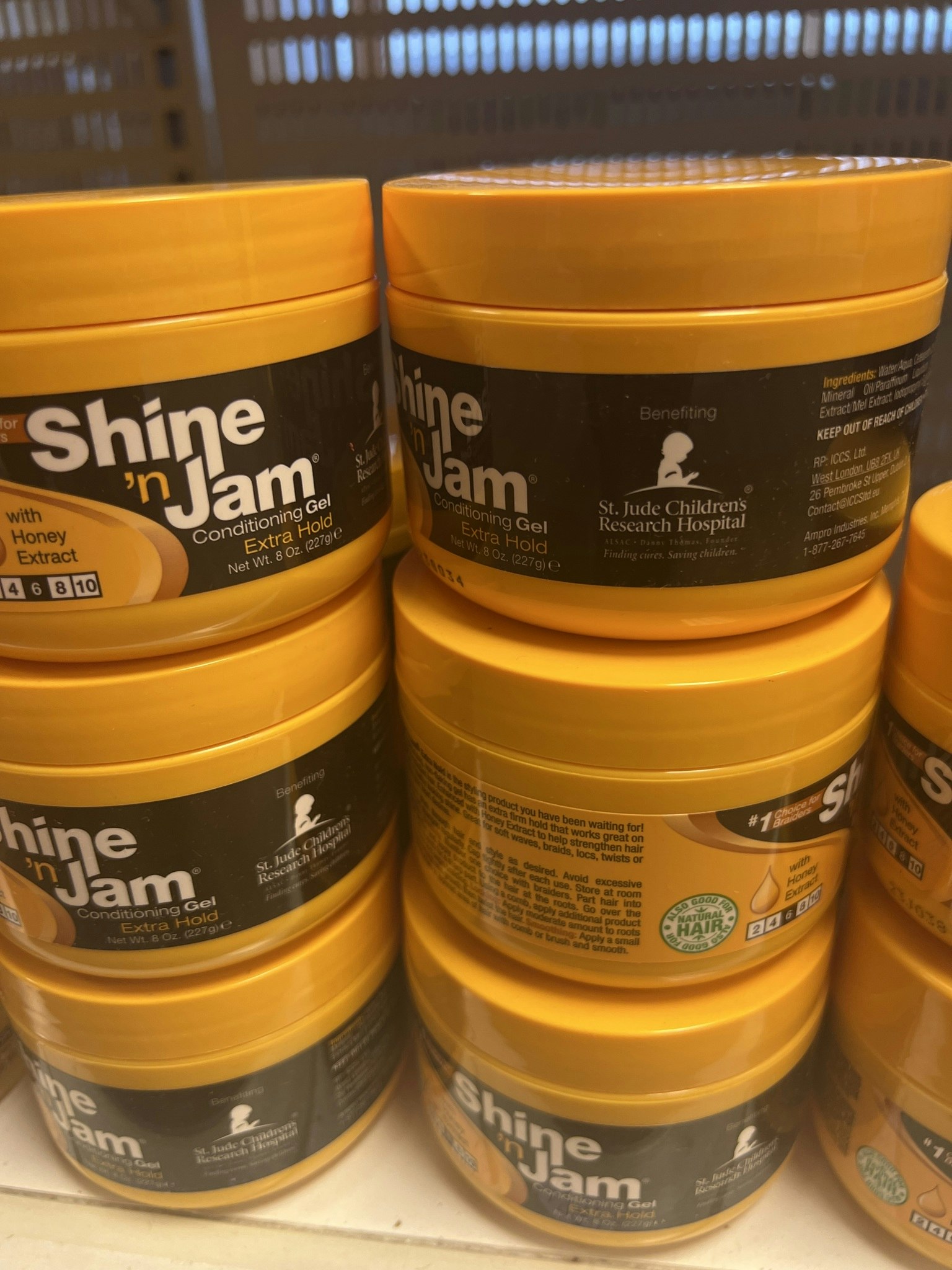 Shine n jam extra hold 8oz 227gr