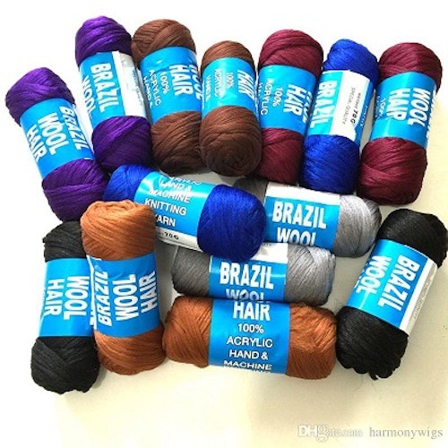 Brazilian wool black