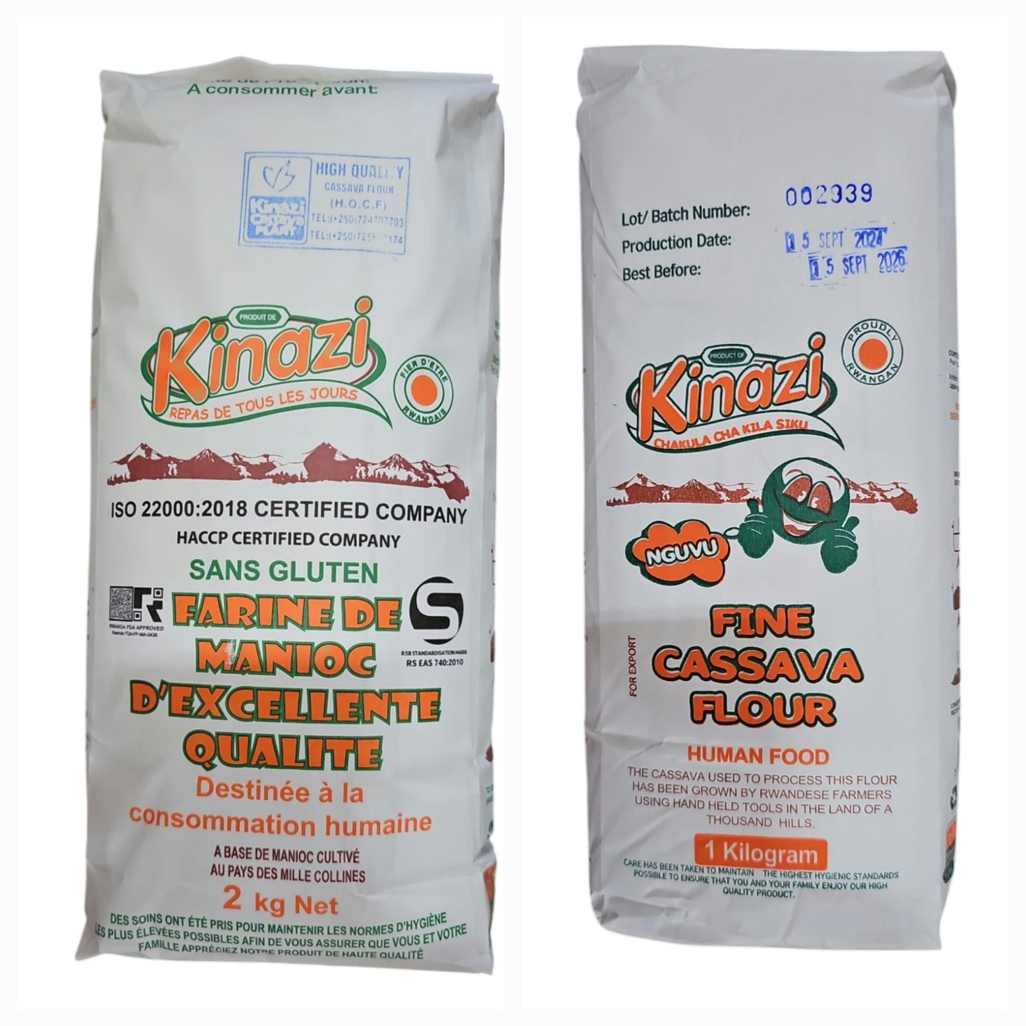 Kinazi cassava flour 2kg