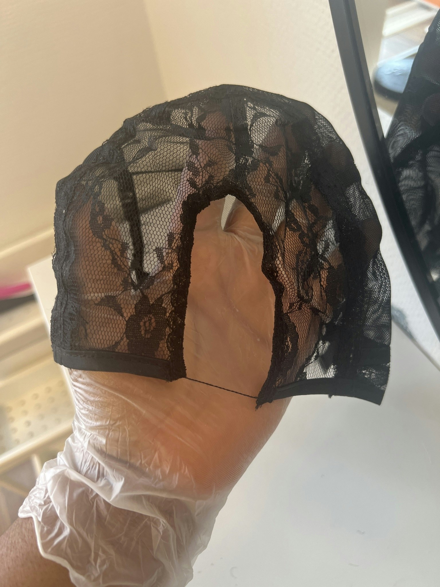 Adjustable u-part lace wig cap