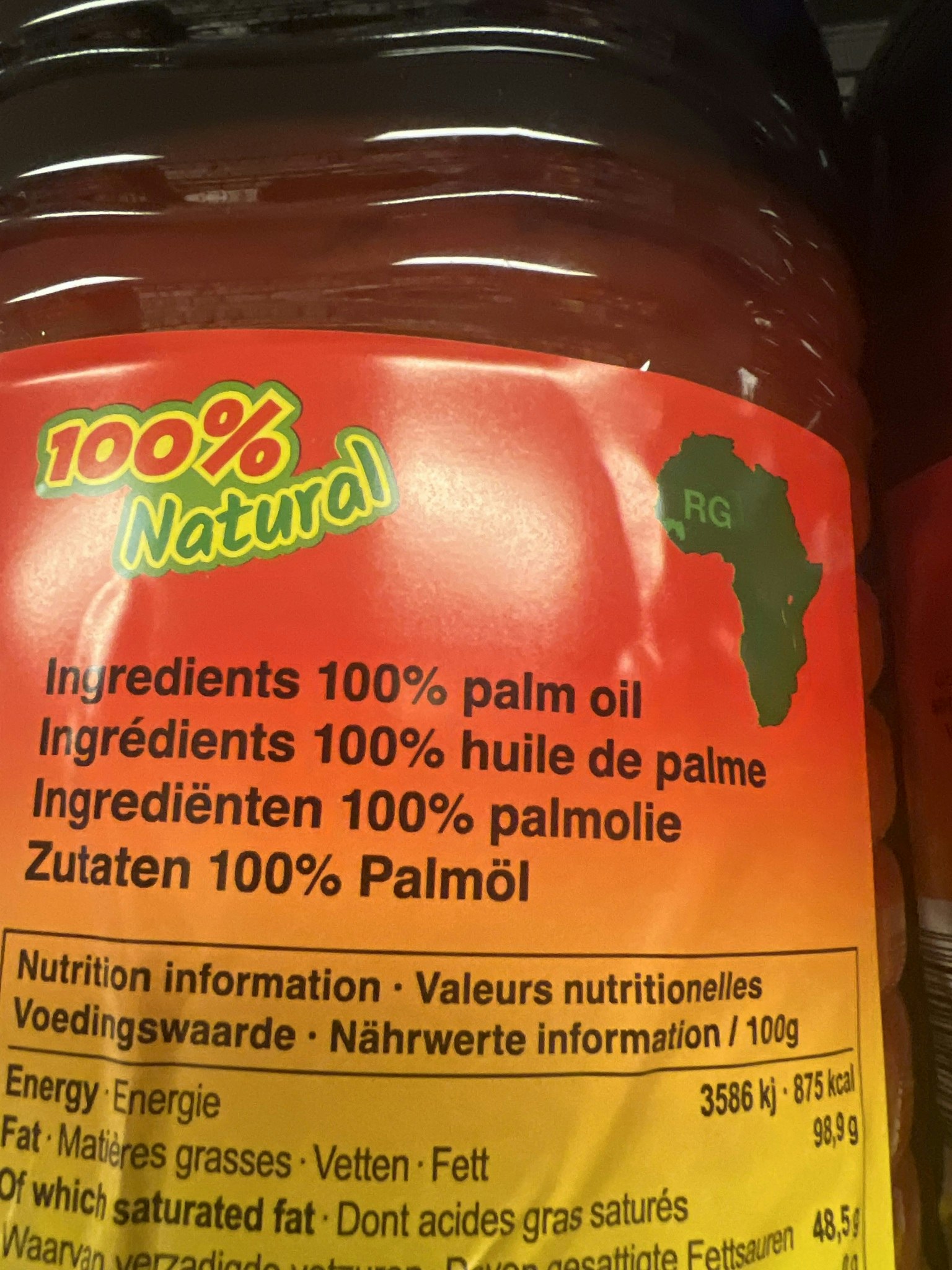 Guinea palm oil 3LT
