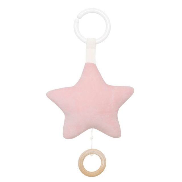 Speldosa stjärna rosa