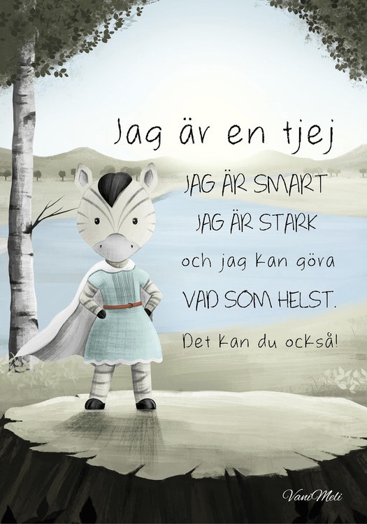 Vanimeli AstoLuina - Var en superhjälte! Poster