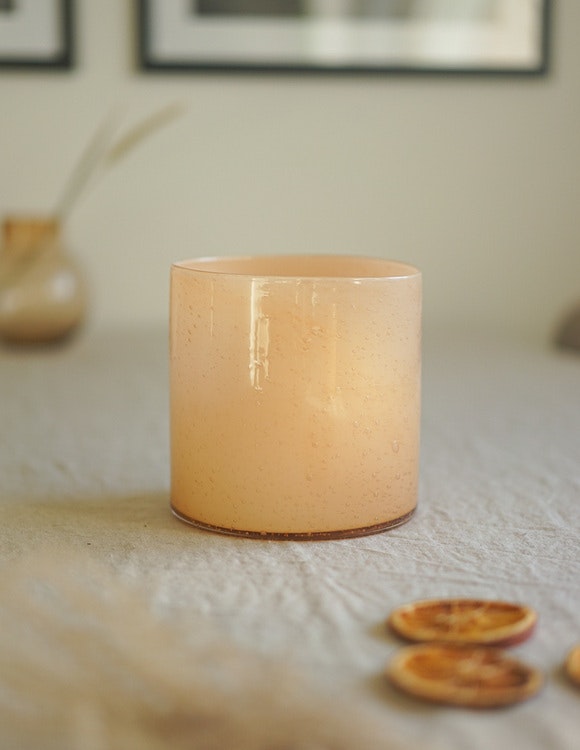 Candle holder Calore M - Peach ByOn