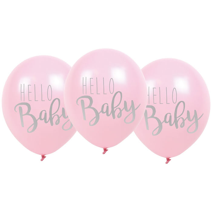 Hello Baby Ballonger rosa