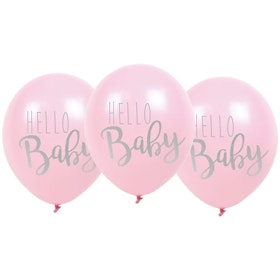 Hello Baby Ballonger rosa
