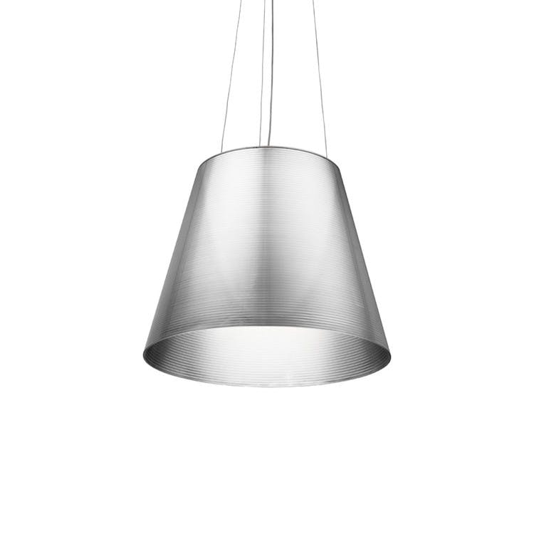 Hyr taklampa, FLOS K tribe S3 - Philippe Starck - Transparent