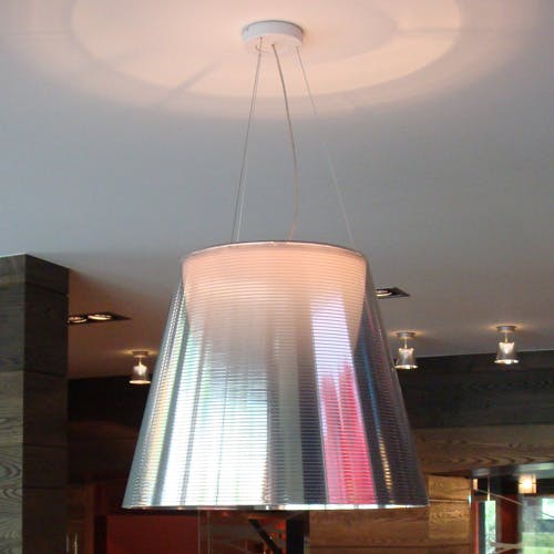 Taklampa, FLOS K tribe S3 - Philippe Starck - Silver