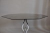 Hyr bord, Willy Rizzo Table - Glasbord