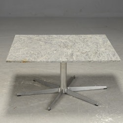 Hyr vintage Arne Jacobsen - soffbord med granit skiva