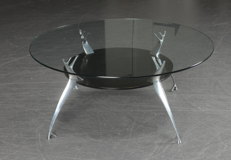 Hyr soffbord från Paustian i glas - Ø 99 cm