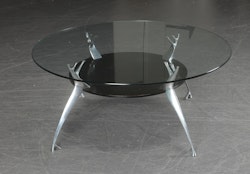 Hyr soffbord från Paustian i glas - Ø 99 cm