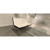 Hyr 2-sits soffa, Lammhults A-line i skinn & glasbord