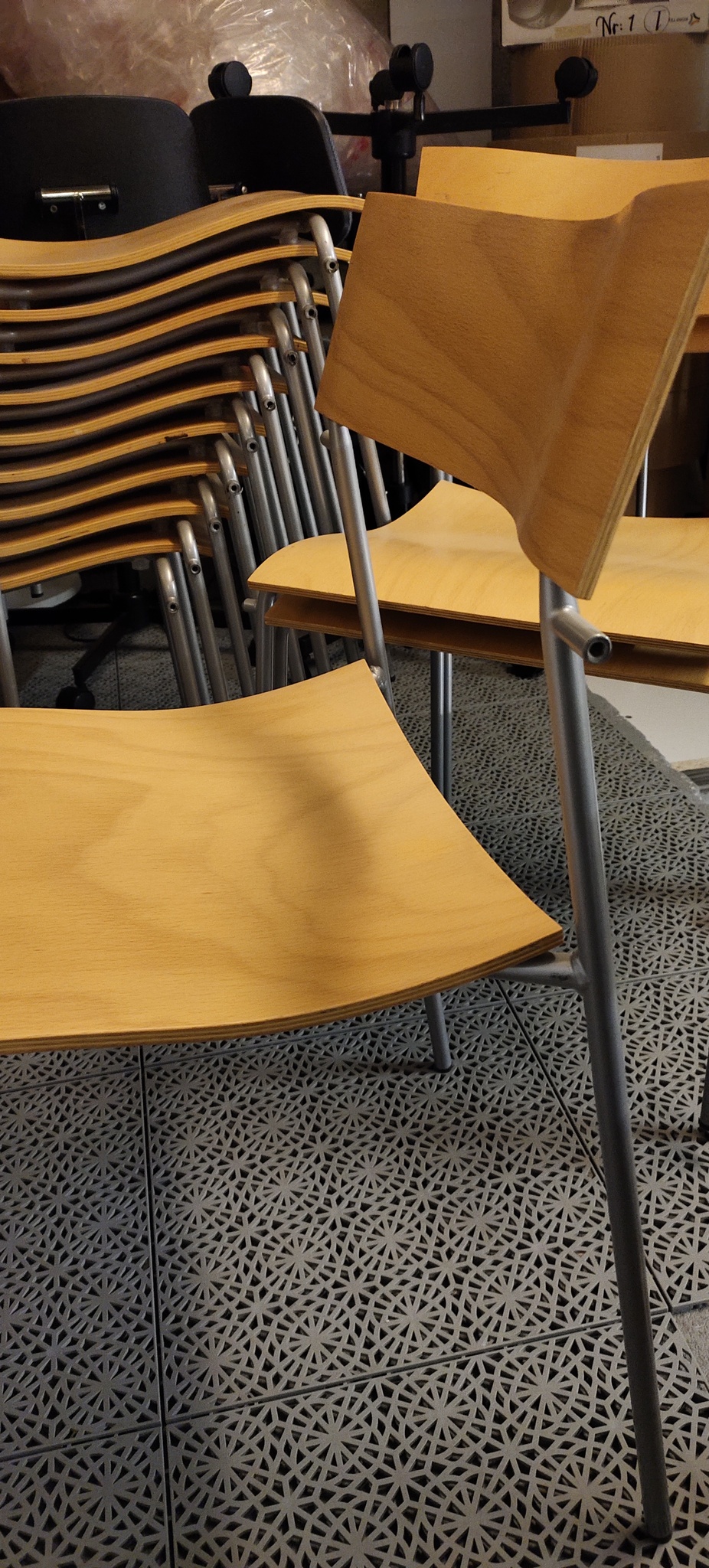 Hyr stolar, Lammhults Campus - Paket med 12