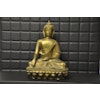 Hyr buddha i brons med lotustron