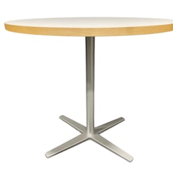 Hyr kafébord / matbord med rund skiva - Materia Centrum