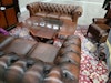 Hyr chesterfield 3-sits soffa & fåtölj