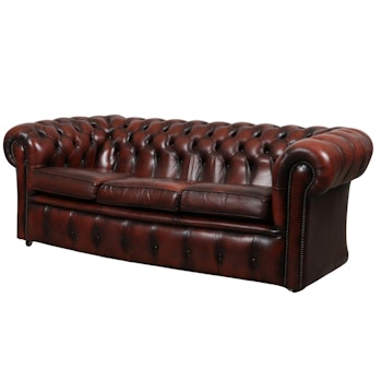 Hyr 3-sitsig Chesterfield soffa