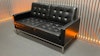 Hyr 2-sits soffa i svart skinn