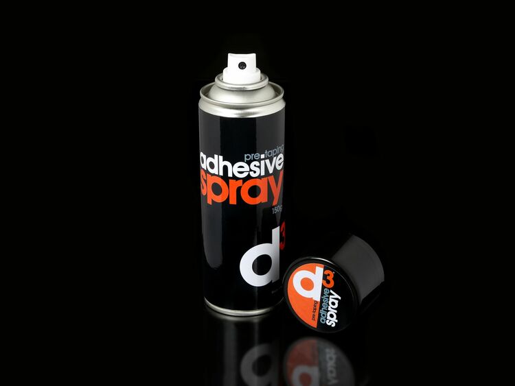 D3 Pre-taping adhesive spray grip