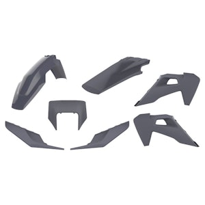 Plastkit Enduro med lampkåpa Husqy TE/FE 20-23, nardo grå