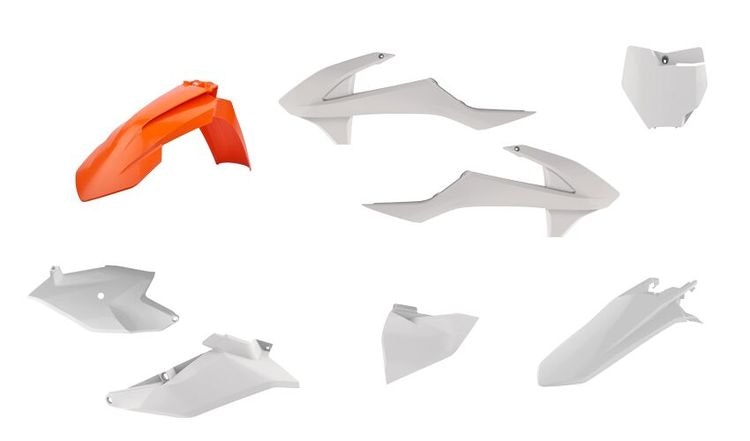 Plastkit MX, KTM 85SX 18-23 OEM färg 19-