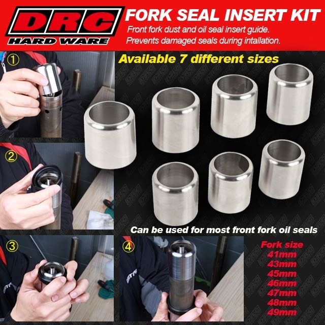 Framgaffeltätningsinsats - DRC Front Fork Seal Insert - 48mm