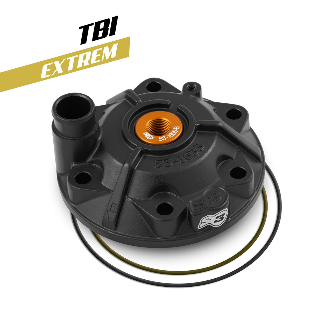 Cylindertopp - S3 Enduro cylinderhuvud, KTM/HUSKY/GASGAS EXC/TE/EC 2024 TBi –
