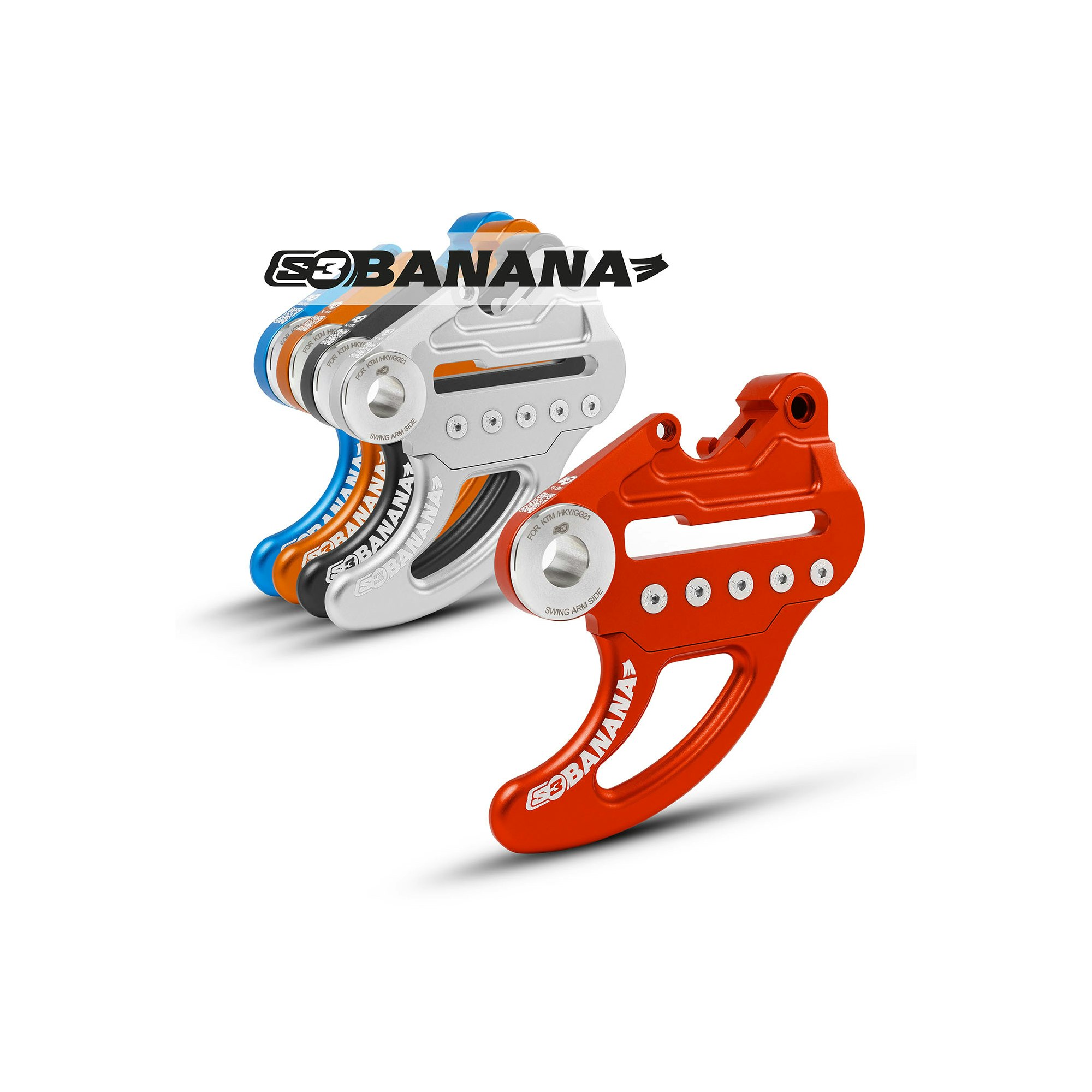 DISC SAVER REAR S3 BANANA - BROMSSKIVSKYDD BAK