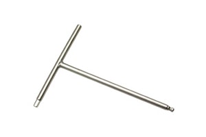 T-nyckel, sexkant med kulände, dubbel drivning - 6mm