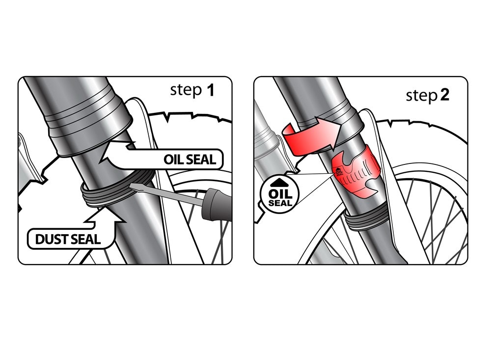 Rengöringsverktyg till framgafflar - Risk Fork Seal Doctor