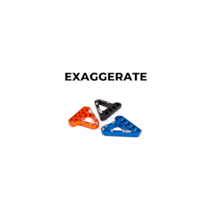 Brake pedal tip EXAGGERATE - Bromspedalsspets