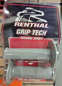Renthal Grip - Gummihandtag - Mjuk - Grå