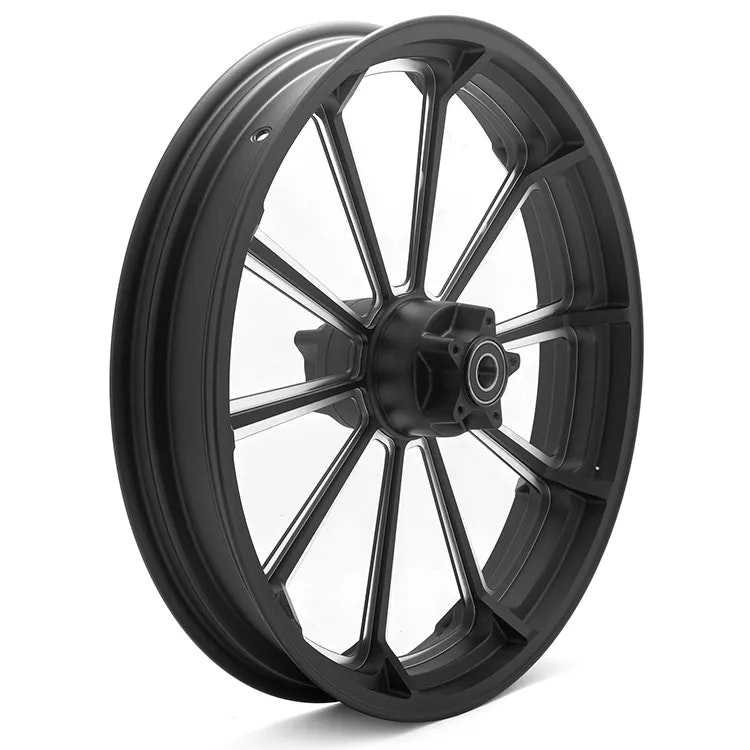 Frästa 10 ekrars framfälg till Harley Davidson