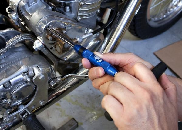 T-nyckel med spinner - 1/4 tum hex drivhuvud - För bits