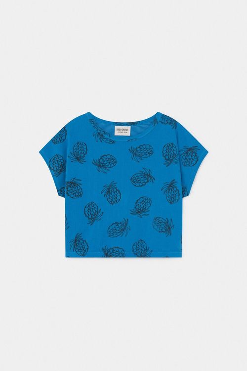 BOBO CHOSES All Over Pineapple Short Sleeve T-Shirt azure Blue