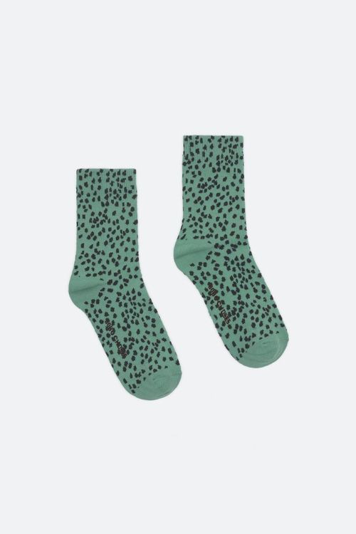 BOBO CHOSES All Over Leopard Short Socks Cadmium