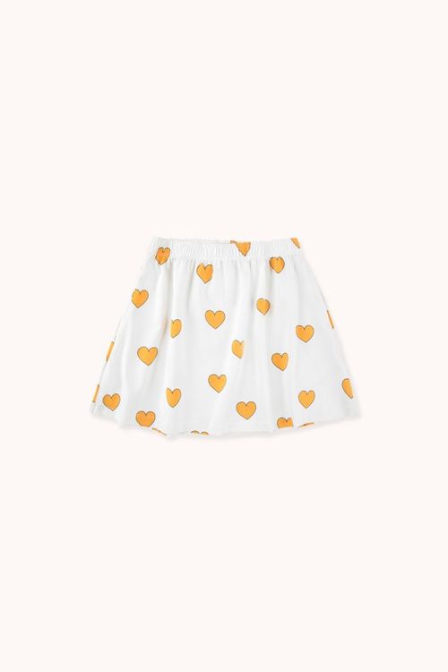 TINYCOTTONS Hearts Skirt Off-White/Yellow