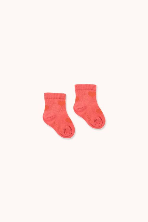 TINYCOTTONS Hearts Medium Socks Red/Red