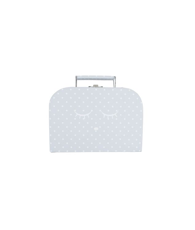 Livly Small Sleeping Cutie Trunk Grey/White Dots