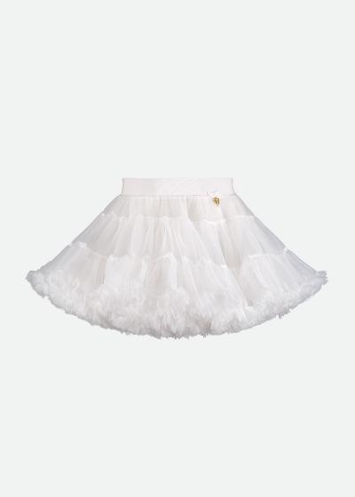 Angel's Face Charm Tutu Skirt White