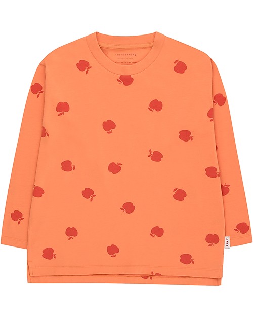 Tinycottons Apples Ls Tee Coral