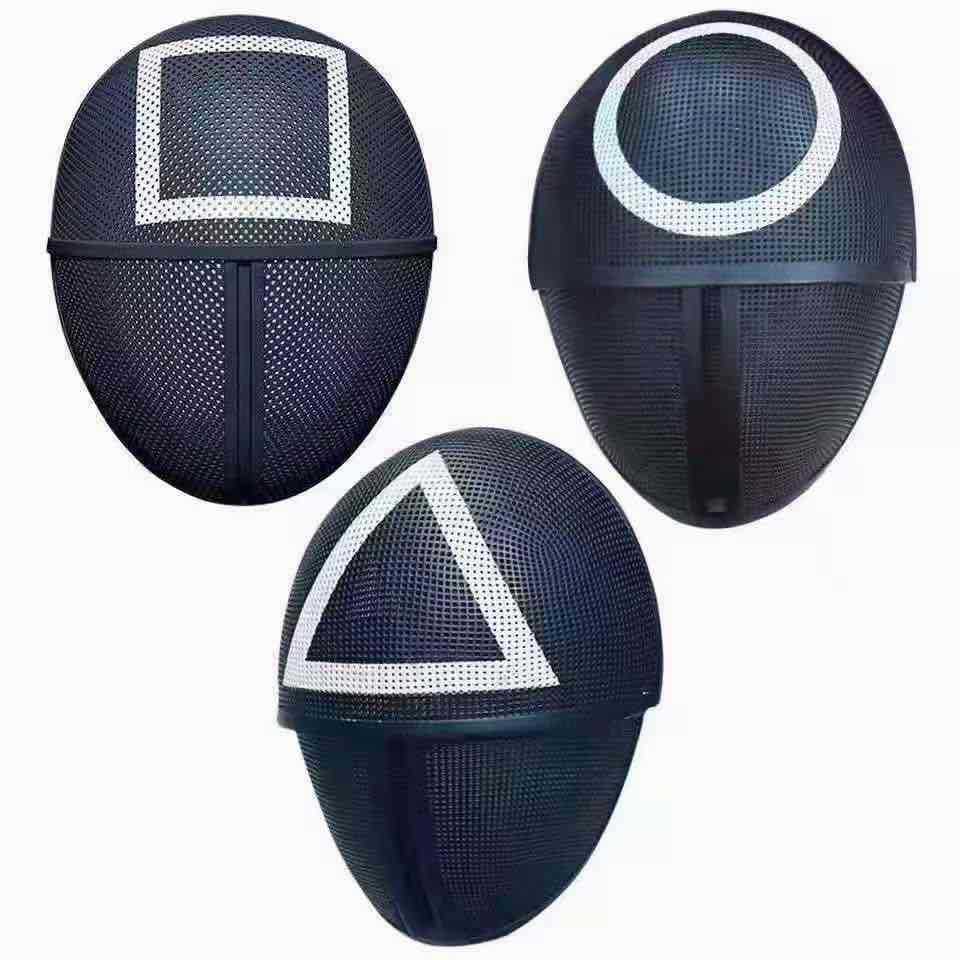 Squid Game Cosplay Mask Square Circle Triangle Halloween Masks 1pcs