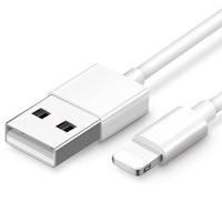 Lightning till USB-kabel, 2m, vit (laddkabel Iphone)